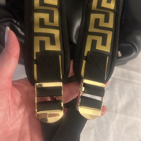 Versace Parfums Black/Gold Luxe Backpack main image 11